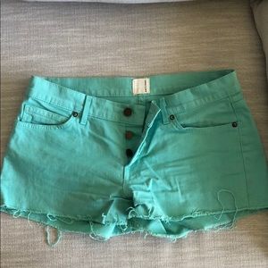 Rich and Skinny turquoise shorts